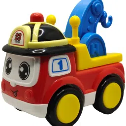 kinegic Unbreakable Four-Wheel Drive Friction Powered Diecast Toy Set-F84 image 3