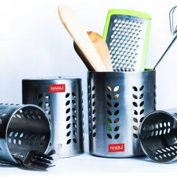 finality Multipurpose Cutlery Holder | Pen Holder | Spoon Holder (Pack of 4) Disposable Stainless Steel Cutlery Set-23