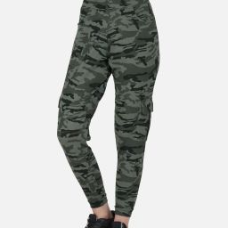 Women Printed Green Track Pants-image-54