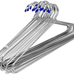 Strong Durable Heavy Stainless Steel Cloth Hanger Steel Dress Pack of 36 Hangers For Dress-image-3
