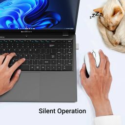 ZEBRONICS Panther Wireless Ambidextrous Optical Mouse Wireless Mouse, 1600DPI, Silent Ergonomic, Power Saving Precision image 3
