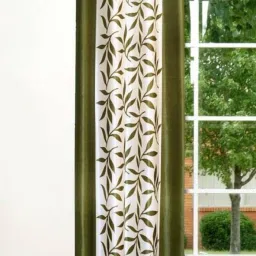 150 cm (5 ft) Polyester Semi Transparent Window Curtain Single Curtain-picture-11