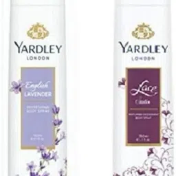 English Lavender and Lace Satin Combo Pack 2 Perfume Body Spray - For Women-image-83