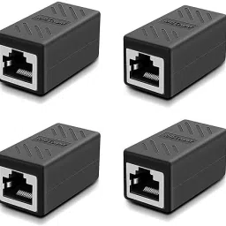 WiredCom RJ45 Female to Female Coupler (PACK OF 4) Lan Adapter-29