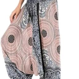 Printed Rayon Women Harem Pants-image-76