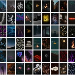 Pack of 54 Dark Aesthetic Wall Collage Kit Posters | Posters for Wall Decoration | Wall Art For Bedroom, Office, Living room, Dorm room Photographic Paper-image-75