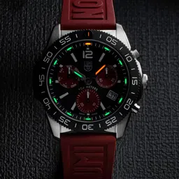 Luminox Men Printed Dial & Red Bracelet Style Straps Analogue Watch XS.3155.1-16