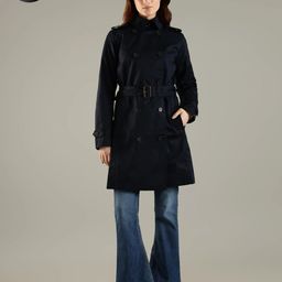 tommy hilfiger 100% Better Cotton Initiative Solid Coat For Women-picture-31