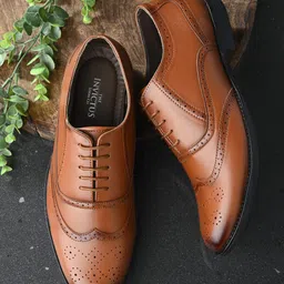 INVICTUS Men Textured Formal Brogues-image-60