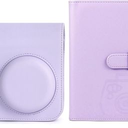 Zikkon Mini 12 CaseAlbum Combo, Compatible for Fuji Instant Mini 12 Instant Film Camera - PU Leather Carrying Case with 96 Pocket Album- Camera Bag-picture-23