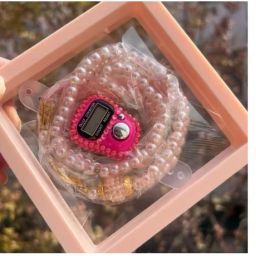 ™Luxury Gifts 99 Glass Beads Prayer Tasbeeh with Digital Tally Counter Digital Tally Counter-22