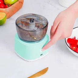 Electric Garlic Chopper, Rechargeable USB for Onion,Ginger,Vegetables (300ml Electric Chopper-image-49