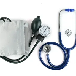Dishan Doctor D BP with Evolife Pediatric Stethoscope Dial Type Pressure Checking Monitor Cuff Wrapping Guide Bp Monitor-22