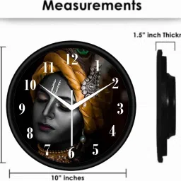 pr craft Analog 27 cm X 27 cm Wall Clock image 2