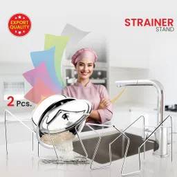 ((PACK 0F 2))HANDI STAND Rice Drainer Stand Rice Strainer Stand Hands Strainer-picture-48