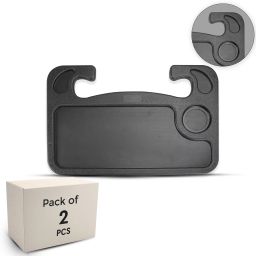 Multipurpose Steering Wheel Desk | Car Steering Desk |Car Retractable Tray Plate Cup Holder Tray Table-image-38