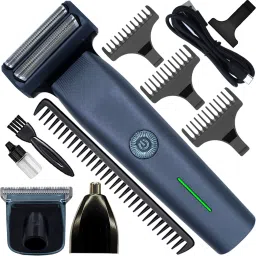 ghc 3in1 E Rechargeable Shaver Clipper Beard Moustache Ear Nose Hair Cutting Trimmer Fully Waterproof Grooming Kit 320 minRuntime 4 Length Settings-image-71