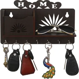 Home Designer Wooden Phone and Key Holder for Home Wood Key Holder-47