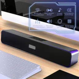 Soroo Future E-91 USB & TWS I Mini Gaming BT Speaker for TV, Mobile, PC, Tablets, Laptops 10 W Bluetooth Soundbar image 3