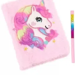 Beautiful Unicorn fur diary A5 Diary Yes 100 Pages-image-24