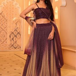 Digital Print Semi Stitched Lehenga Choli-image-7