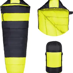 hacer Mummy Shape Camping Hiking Traveling & Outdoors (+6 to+12 Temp) Sleeping Bag-picture-29