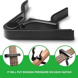 amg music Acoustic Guitar String Set with Combo of Saddle set & Quick Change Capo Guitar String image 4