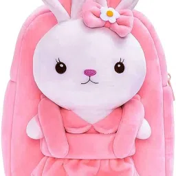 Kids Soft Animal Cartoon Velvet Plush School Bag For (2 To 5 Years) Backpack-image-77