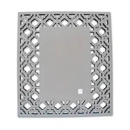 VAS collection home Ethnic Motifs Textured Black Rectangular Mirror image 2