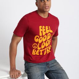 Lee Typography Printed Slim Fit Cotton T-Shirt-image-25