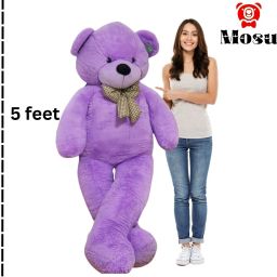 Giant Skin Friendly Teddy Bear for Girlfriend/Birthday Gift/Girl 5 FEET- 152 cm-image-26