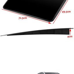 Glossy Black Universal Car Top Sunroof Sun Roof DIY Decoration 190 Matte, Glossy Opel Astra Front Garnish-image-27