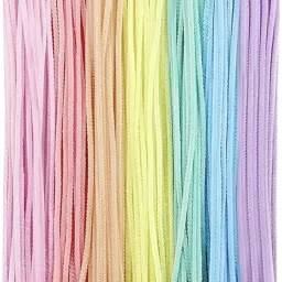 100 Pcs Pipe Cleaner for Craft, Hobby, Fun, DIY Accessory Pastel Multicolor-image-17