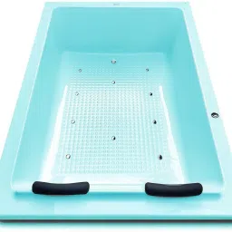 Phoenix 6 Feet Acrylic Freestanding with Bubble Bath (with Side Panel) - Cyan Blue Free-standing Bathtub-image-39