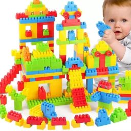 Multicolored Building Blocks Toys Different Shapes For Block Kids-22