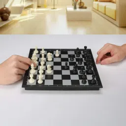 QUALITY Chessboard Game Set with Folding Travel Portable Case Chess Board Set 25 cm Chess Board-image-36