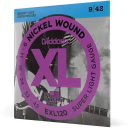 Electric EXL120 Nickel Wound 9-42 Super Light Electric Guitar String-2