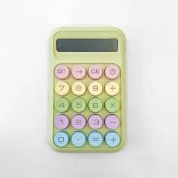 Desktop Calculator with Pastel Coloured Large Buttons BasicCalculator-16