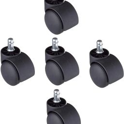 Copy_Heavy Duty Caster Black Pin Wheels for Rolling Computer Chairs Appliance Furniture Caster-image-13