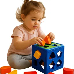 shape sorter cube Activity Fun Geometrics Shape Blocks Educational Learning Toys-2