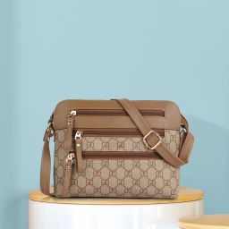 Beige Women Sling Bag Classy Simple New Design Crossbody Shoulder Side Sling Bag For Women-image-7