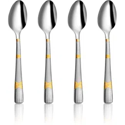 shri & sam Lush Desert Spoon Stainless Steel Cutlery Set-picture-0
