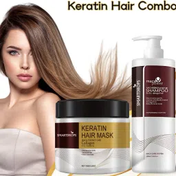 Keratin Hair Treatment Combo Mask For Dry & Damaged Hair, Mask & Shampoo-image-4
