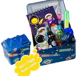 space theme hut shaped piggy bank 1 piece coin money saver lock key box Coin Bank-image-87