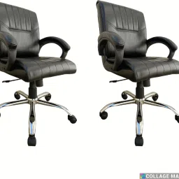 Special Director Principal Manager Office Visitor Study Chair with Arm Rest Leatherette Office Arm Chair-image-5