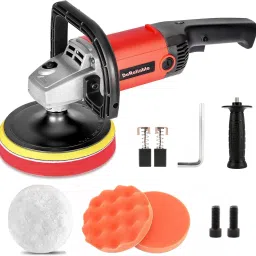 1650W 7" Disc 6 Speed Car Polisher Ideal for Car Bike Sanding, Polishing, Waxing 1650W 7" Disc 6 Speed Car Polisher Ideal for Car Bike Sanding, Polishing, Waxing Vehicle Polisher-image-87