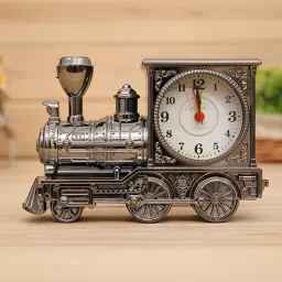 Analog Silver2 Clock-1