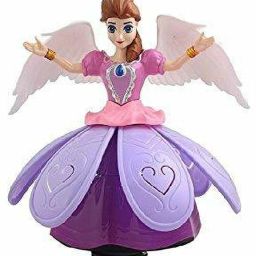 Princess Doll Dancing & Rotating Angel Girl Flashing Lights with Music Gift Toy-image-30