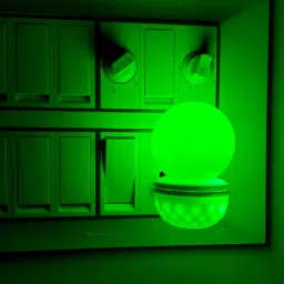 h decor 0.5 W Basic Round Plug & Play Night Bulb image 4