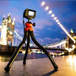 FITUP ™ Gorillapod Octopus Tripod 13 inch for Mobile Phones,Digtal Cameras & Action Cameras - Max Load - 2 Kgs Tripod-image-4